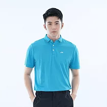【遊遍天下】MIT台灣製男款抗UV防曬速乾吸濕排汗短袖POLO衫 (GS1051) 5XL 翠藍