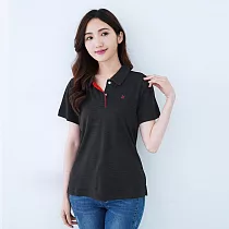【遊遍天下】MIT台灣製女款環保紗抗UV吸濕排汗速乾機能短袖POLO衫 (GS1022) 5XL 深灰