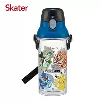 日本 Skater 直飲透明水壺 (480ml)─寶可夢Pokemon