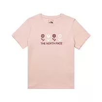 The North Face W STD SUMMER CAMP S/S 女短袖上衣─NF0A8DCCLK6 L 粉紅色
