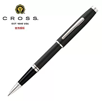 CROSS 高雲系列 黑琺瑯白夾 鋼珠筆 AT0665─6