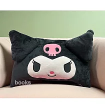 Sanrio 三麗鷗【萌萌酷洛米】長型抱枕─黑色