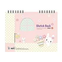 【美加美】素描本 13K 281x215mm Rabbit粉 6本/組 AF5548─13K
