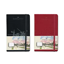 【Faber─Castell】輝柏 藝術繪畫本 /本 10001TW黑、10002TW紅 紅色