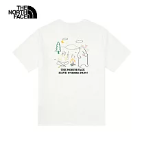 The North Face U RLX SUMMER CAMP S/S TEE GRAPHIC ─ AP 男女短袖上衣─NF0A8DBVFN4 3XL 白色