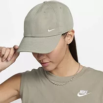Nike 耐吉 U NK CLUB CAP U CB SM SWSH L [FZ5698-320] 棒球帽 卡其綠