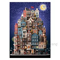 阿姆斯特丹星夜 1000片 Anatolian拼圖