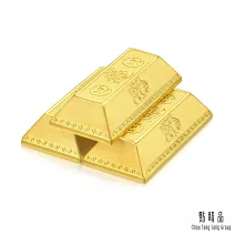 【點睛品】招財進寶 3兩 珍藏黃金金磚_計價黃金(1兩x3塊)