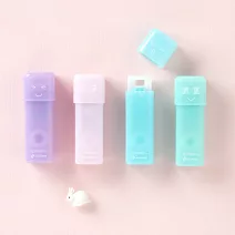 【NICHIBAN】tenori 印章式雙面膠限定粉彩色