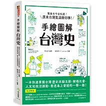 手繪圖解．台灣史：寶島古今全知道！在地人不可不知、外國人值得一讀，閱讀百則關鍵大事，快速掌握台灣歷史來龍去脈，原來台灣是這麼回事！