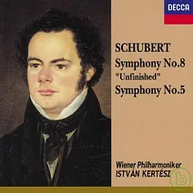 舒伯特：第5號交響曲、第8號交響曲「未完成」/ 克爾提斯 & 維也納愛樂管弦樂團