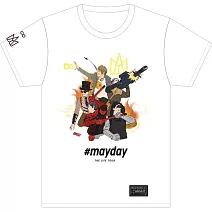 五月天 / [五月天LIFE] 黑暗騎士 第5分隊白T-GS