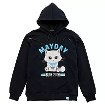 [五月天 Just Rock It 2020 藍 BLUE] 我是菜頭粿 黑帽T - XL