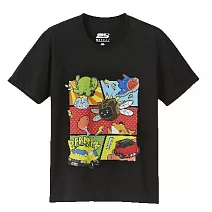 ［五月天 #5525] 我好想好想飛 瘋狂世界漫畫黑T 2XL