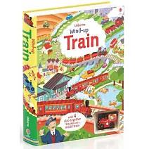 發條火車跑跑遊戲書（４場景軌道可拆組）Wind-Up Train