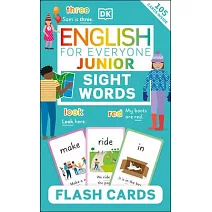 English for Everyone Junior Sight Words Flash Cards: Learn 100 Essential Sight Words