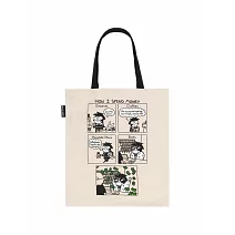美國Out of Print托特包／Sarah’s Scribbles: How I Spend Money Tote Bag