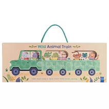  野生動物故事列車（3本書可拼一起，盒裝）