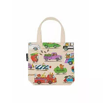 美國Out of Print托特包／Richard Scarry: Cars and Trucks and Things That Go Mini Tote Bag