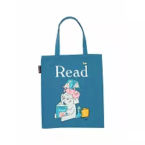 美國Out of Print托特包／ELEPHANT & PIGGIE Read Tote Bag
