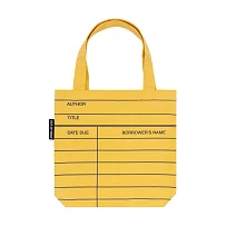 美國Out of Print托特包／Library Card (Yellow) Mini Tote Bag