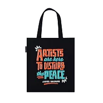 美國Out of Print托特包／James Baldwin: Artists Are Here to Disturb the Peace Tote Bag