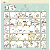 吉伊卡哇Chiikawa Comic Design 2026年掛曆