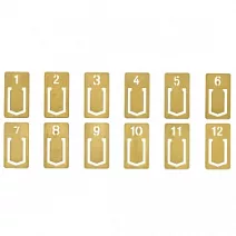 TRC 黃銅系列經典再現-數字夾