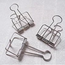 【VELOS】工業風金屬長尾夾3入組