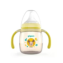 【Pigeon貝親】迪士尼PPSU階段式訓練奶嘴杯_ 黃色米奇寶寶
