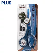 PLUS 鈦好剪限量Fitcut CURVE 30度弧線剪刀(鈦金屬3D凹面不沾膠) 深藍(不對稱)