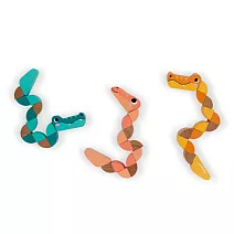 【法國Janod】媽媽法寶-轉轉鱷魚 日光黃