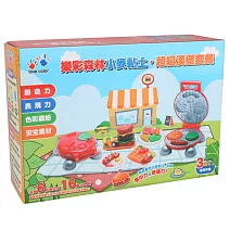 樂彩森林 小麥黏土-超級漢堡套餐(6瓶黏土+16個工具)