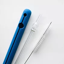 好玻GOODGLAS | 摩艾細造型玻璃吸管-清透