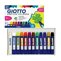 【義大利 GIOTTO】學用壓克力顏料12ml