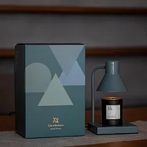 VANA 都會島嶼香氛暖燈禮盒 附瑞典香氛蠟燭  鼠尾草綠