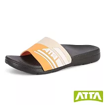 ATTA流線均壓室外拖鞋 JP25 米橘