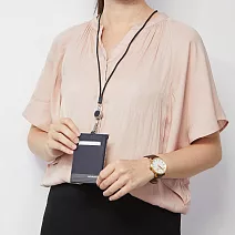 MONDAINE瑞士國鐵 仙人掌皮革 溜溜球零錢證件套 深海藍