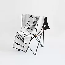 【韓國Bo Friends】Snoopy史奴比 戶外露營萬用毯 ‧ 白