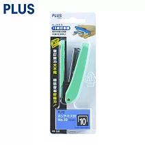 PLUS 吊掛式PS-10E十號釘書機(附針) 粉綠