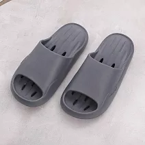 333家居鞋館 輕時尚文青排水拖鞋 灰44/45
