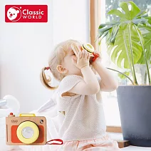 【德國 classic world 客來喜經典木玩】我的第一台 相機《53634》