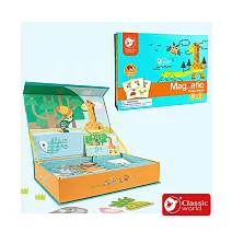 【德國 classic world 客來喜經典木玩】磁性遊戲盒- 森林動物《20025》