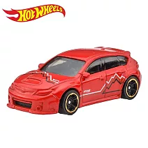 【日本正版授權】風火輪小汽車 Hot Wheels 玩具車 - SUBARU WRX STI(紅)