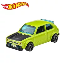 【日本正版授權】風火輪小汽車 Hot Wheels 玩具車 本田 Honda- 73 (綠) CIVIC CUSTOM