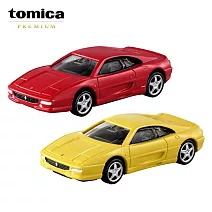 【日本正版授權】TOMICA 多美小汽車 PREMIUM 兩款一組(一般+初回特別式樣)- 08 法拉利 F355