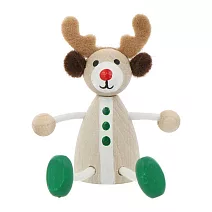 【日本Mark’s】Hracky迷你聖誕木偶擺飾 ‧ 馴鹿/木頭色