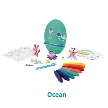 【義大利 GIOTTO】寶貝羊塗鴉蛋 海洋