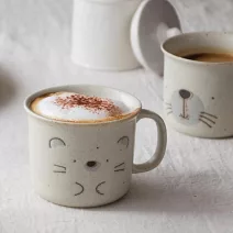 【日本Awasaka】MoguMogu動物 陶瓷馬克杯300cc ‧ 刺蝟