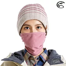 ADISI Primaloft 針織條紋遠紅外線面罩保暖帽 AH23012 / 城市綠洲 (帽子 毛帽 針織帽 保暖帽) 玫瑰灰燼/梅瑟玫瑰